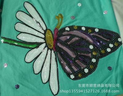 東莞制造15年經(jīng)驗 珠片繡、亮片與電腦特種繡花，打造鞋子服裝布貼的時尚之選